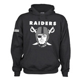 Sudadera Capucha Raiders Las Vegas Nfl Fútbol Americano Mod1