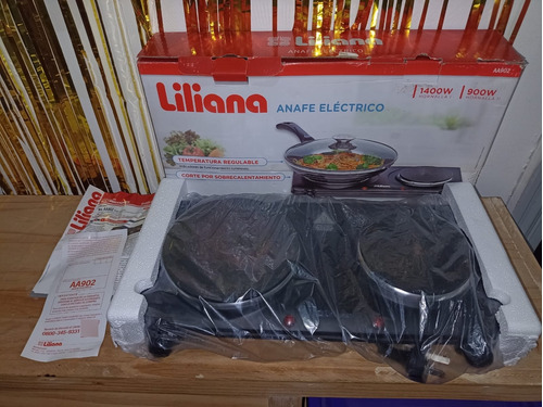 Anafe Eléctrico Liliana Aa902 Negro 220v - 240v