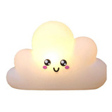 Luminária Mesa Decorativa Nuvem Kawaii Infatil Graciosa Cool Cor Da Estrutura Branco