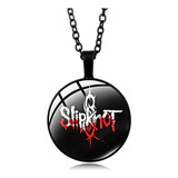 Collar Para Hombre Mujer Con Dije Banda Rock Metal Slipknot 