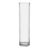 Vaso Decorativo Enfeite Casa Plain Vidro 60x15x15cm