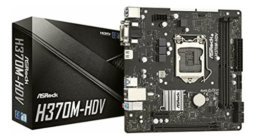 Asrock H370m-hdv Lga1151/ Intel H370/ Ddr4/ Sata3&usb3.2/