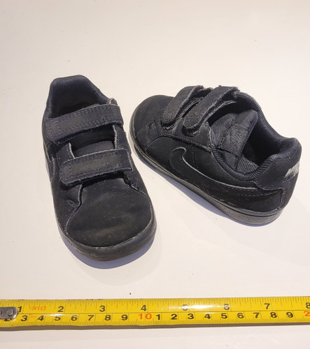Zapatillas Nike Negras Con Velcro Niño Niña 