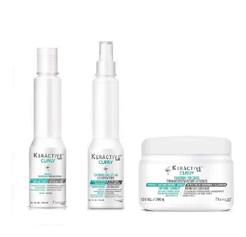 Nutrapel - Kit Keráctive Curly Shampoo + Rizador Temp + Mask