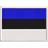 Patch Bordado Bandeira País Estônia Moto Colete Jaqueta 