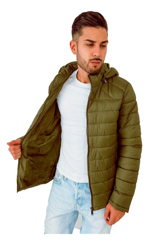 Parka Jaqueta Casaco Grosso Blusa Forrada Masculina Inverno