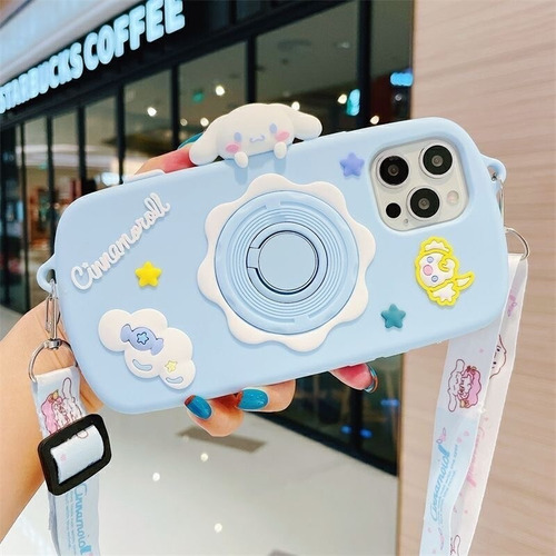 Funda Para iPhone Cartoon Sanrio Cinnamonroll Soft Silicone