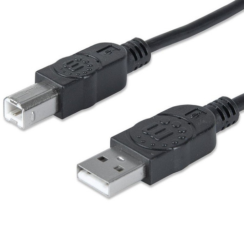 Cable Usb 2.0 Impresora Manhattan A-b 3 Metros 333382