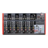 Mezclador Analógico Novik Mixer Sound Desk De 12 Canales Nvk-1202 Fx 220v