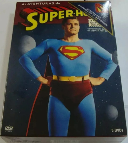 Box Original As Aventuras Do Superman - 1ª Temporada 5 Dvd's