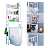 Organizador De Baño Toallero Mueble Estante Multiusos Ducha.