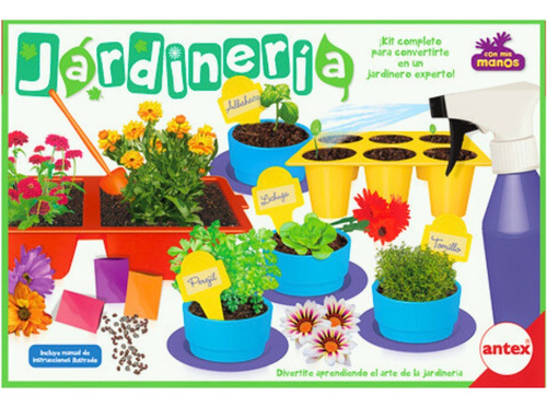 Jardineria Juego Didactico Macetas Tierra Semillas Antex 