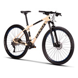 Bicicleta Mtb Aro 29 Quadro Alumínio 17' Rock Evo 23 Creme