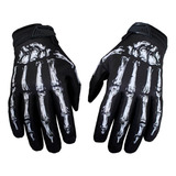 1 Par De Guantes De Motocross Skeleton Bones Para Moto Al Ai