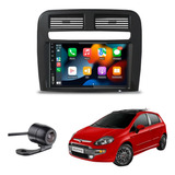 Central Mp5 Android Auto Carplay Fiat Punto Moldura E Camera