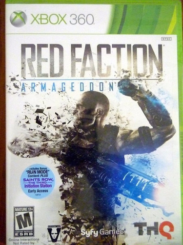 Red Faction Armageddon Xbox 360 Nuevo Sellado