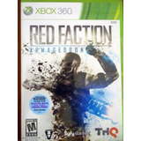 Red Faction Armageddon Xbox 360 Nuevo Sellado