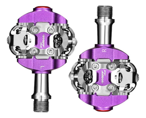 Pedales De Fijación Anclaje Spd Con Calas Mtb Xc Enduro