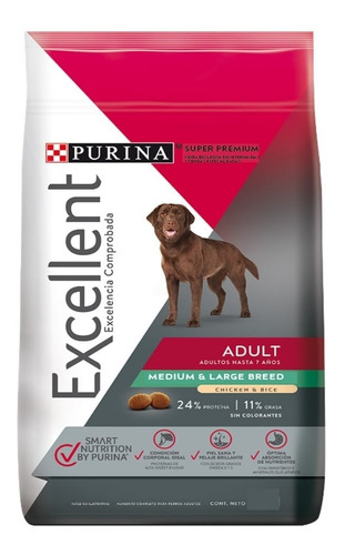 Purina Excellent Adulto 17kg Ya