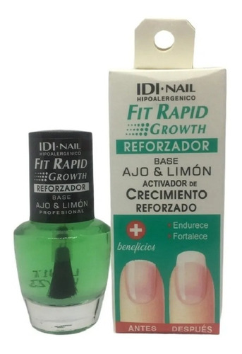 Reforzador Idi Ajo Y Limón Profesional Crecimiento Uñas 13ml