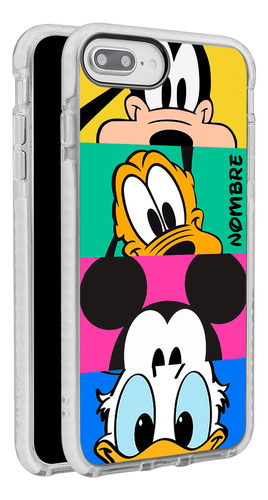 Funda Para iPhone Personajes Disney Personalizado Nombre