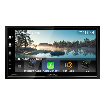 Autoestereo Kenwood Dmx709s Excelon Pantalla Táctil Color Negro | Meses sin interés