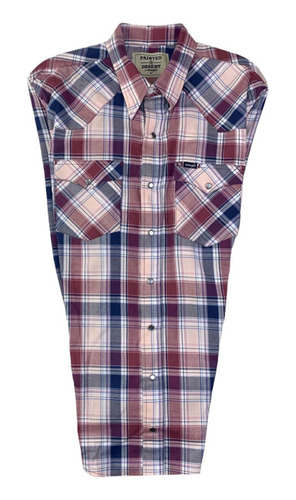 Camisa Vaquera M/ L Cuadros Wrangler Caballero 471