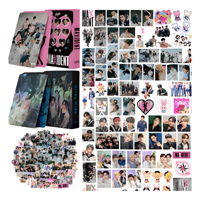 2 Box De Photocards Stray Kids Y 1 Paquete Kpop Pegatinas