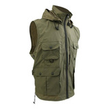 Chaqueta Multi-bolsillo Respirable Impermeable Actividades