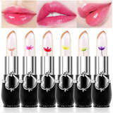 Eakroo Flower Lip Gloss Crystal Jelly Lipstick, 6 Paquetes D