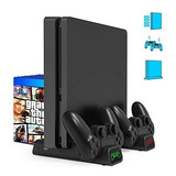 Suporte Base Vertical Cooler Carregador Ps4 Pro Slim Fat Nf