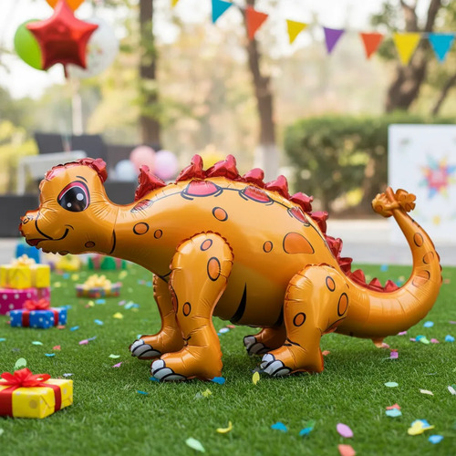 Globo Dinosaurios 4d Grandes Decoracion Cumpleaños Fiesta