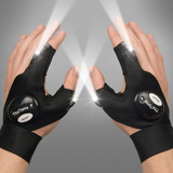 Guantes Con Linterna Led Herramienta Trabajo Inspeccion