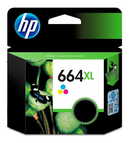 Cartucho De Tinta Hp 664xl Colorido Original Deskjet 3636