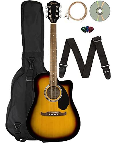Guitarra Acustica Y Electrica Fender Fa-125ce Dreadnought Cu