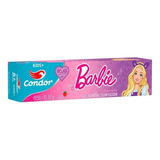 Gel Dental Kids+ Com Flúor Barbie Morango 50g +6 Condor