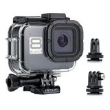 Soonsun Estuche Impermeable Para Gopro Hero 8 Black, Ranuras