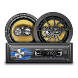 Kit Autoestereo Caratula Desmonable + Bocina 6.5 Soundstream