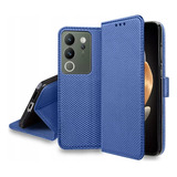 Para Vivo V30 Lite 5g Cartera Tarjetero Funda Flip Stand/b