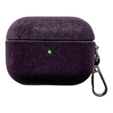 Funda Para Auriculares De Gamuza Morada Para AirPods Pro