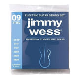 Cuerdas Jimmy Wess P/ Guitarra Electrica Acero 09-42 Wa1009