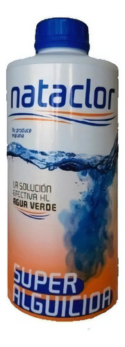 Super Alguicida Liquido Nataclor 1 Litro Pileta Agua Verde