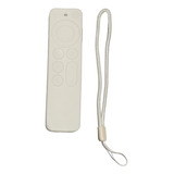 Funda Cobertura Total Para Apple Tv Siri Remote 4k Blanco