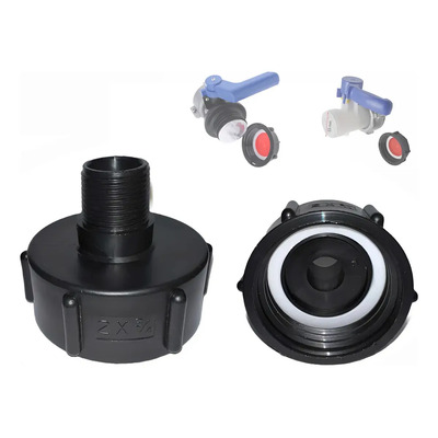 Adaptador Tote Ibc Tanque Cuerda Gruesa Salida Macho 3\u002F4 | Meses sin interés