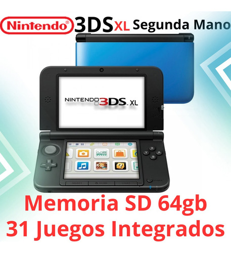 Nintendo 3ds Xl Standard Color  Azul Y Negro