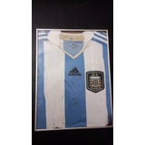 Camiseta Seleccion Argentina adidas Firmada Por Messi 