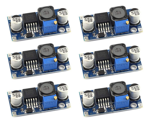 Dzs Elec 6 Modulos Convertidor Xl6009 Dc-dc Booster 3v-32v A