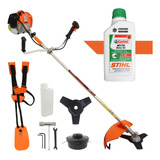 Roçadeira C/ Óleo Stihl 2t 62cc Lâmina 3p + Carretel Vulcan