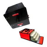 Caja Pizzera Grande + Bolso Termico 4 Pizzas Motos Coyote