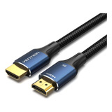 Cabo Hdmi 2.1 8k 60hz 4k 120hz Hdr Vention 2m Reforcado